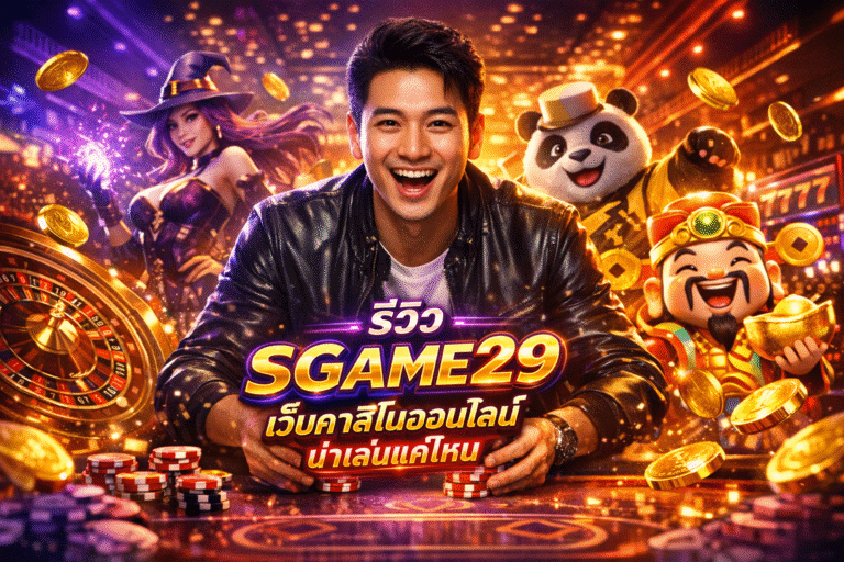 รีวิว SGAME29 เว็บคาสิโนออนไลน์ น่าเล่นแค่ไหน
