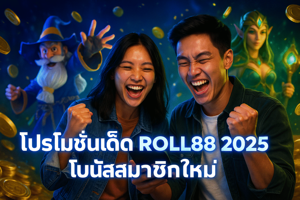 โปรโมชั่นเด็ด ROLL88 2025 โบนัสสมาชิกใหม่