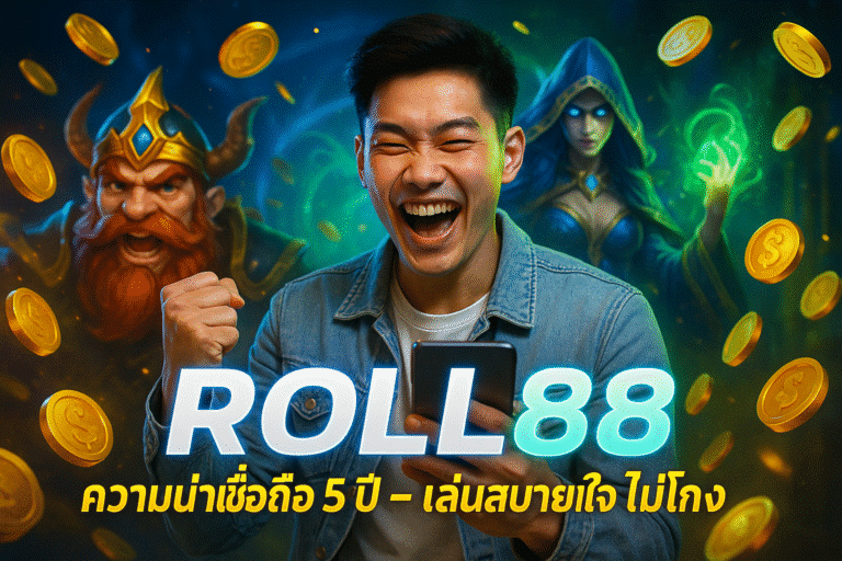 ROLL88 ความน่าเชื่อถือ 5 ปี – เล่นสบายใจ ไม่โกง